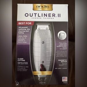 Andis Professional Outliner ll Corded Trimmer Used In Box